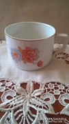 Zsolnay floral pattern cup