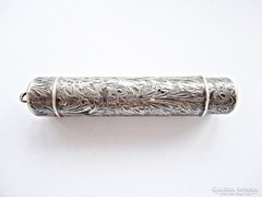 Cizellált ezüst rúzstartó