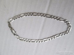 Top állapotban lévő olasz  FIGARÓ 925 ezüst karlánc 21 cm