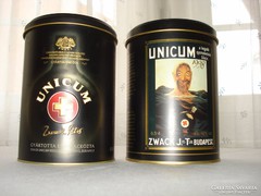 Unicum-os fém díszdobozok