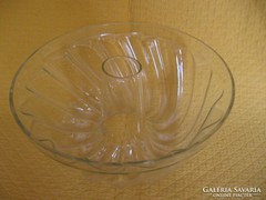 Üveg kuglóf sütő, puding forma