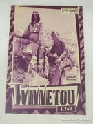 Winnetou Német nyelvű régi film újság. 1963