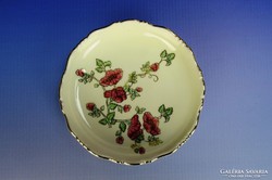 0G596 Zsolnay virág mintás porcelán hamutál