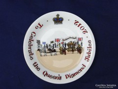 0F815 Isten óvd a királynőt porcelán tányér 2012