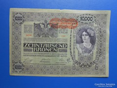 Ritka ropogós 10000 korona 1918 / 3