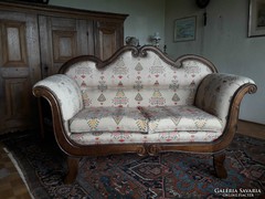 Antik bidermaier felújitott sofa 160cm