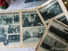 Several Horthy photos from Pest newspaper 1932 - 1938