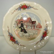 Sarreguemines Obernai  fajansz tányér