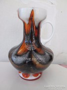 Carlo Moretti Handmade Glass Pouring Jug with Handle Murano