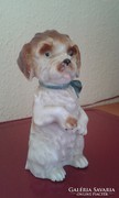Antik porcelán kutya - 12 cm