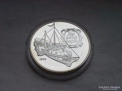 Dunai hajók ezüst 500 Ft 31,46 g 0,925 PP Árpád