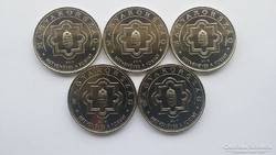 2016.  "70 éves a forint" 50 Forint-os érmék 5db