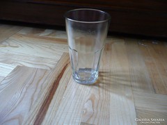 Retro vendéglátó ipar feliratú pohár 80-s évek, vastag üveg