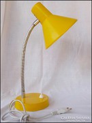 Retro gégecsöves sárga olvasó lámpa 