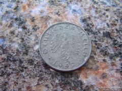Német birodalmi 10 Pfennig 1942 A