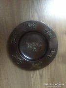 Red copper decorative bowl