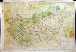 0H589 ICAO Magyarország légiforgalmi térkép 1983