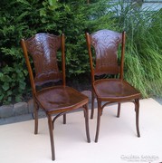 Gyönyörű Antik Thonet székek felújítva.J&J KOHN.