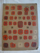 Antik viaszpecsét gyűjtemény 22 db koronás címeres grófi