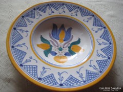 Habán jellegű tányér , Tamás Mária  , Kaposvár 25,5 cm