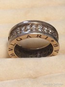 Aranyozott ezüst Bvlgari gyűrű  16.5mm