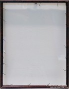 0I734 Régi mahagóni vágható képkeret 28 x 21.5 cm