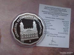 Debreceni nagytemplom ezüst 5000 Ft PP ritka!!31,46 gr 0,925