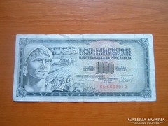 JUGOSZLÁVIA 1000 DINÁR 1981 CL
