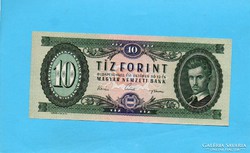 10 Forint 1962 Hajtatlan UNC bankjegy!!