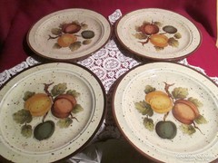 4 db gyümölcs mintás Bavaria lapos tányér Karina 0920