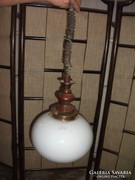Antik fa törzsű lámpa eladó!