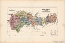 Kolozs vármegye térkép 1905, eredeti
