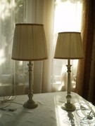 Vintage stílusú asztali lámpa pár