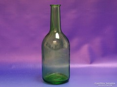 0I714 Hibátlan zöld pálinkás üveg 24 cm