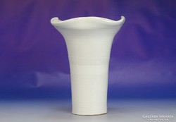 0I783 Jelzett Hajna kerámia váza 24 cm