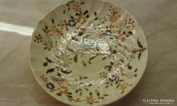 Antik fajansz Zsolnay tányér ,csésze alátét