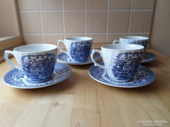 Merrie Olde England angol porcelán csésze szett