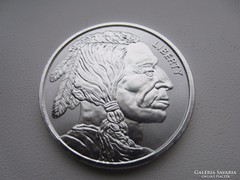  USA Indián Bölény 1 uncia ezüst érme, Csodaszép RITKA!!!  