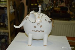 Magyar porcelán elefánt figura