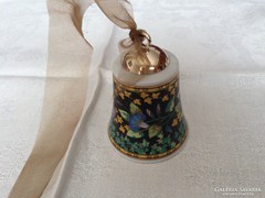 Rosenthal Versace porcelán csengő, harang dekorációnak