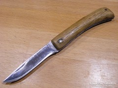 Régi diófa nyelű bicska kés zsebkés