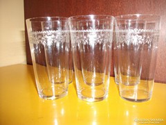 Régi, elegáns pohár készlet - 6 darab- hagyatékból