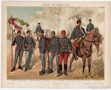 A magyar királyi honvédség, Pallas színes nyomat 1895