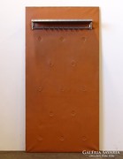 0K121 Retro barna műbőr előszobafal 102 x 200 cm
