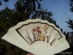 JAPÁN KOLIBRIS PORCELÁN LEGYEZŐ