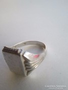 Férfi ezüst pecsétgyűrű komoly darab 21,5 mm belső átmérőjű
