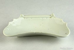 0K364 Antik porcelán csontos tányér