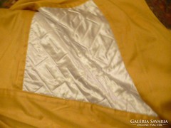Yellow double bed blanket plush and silk