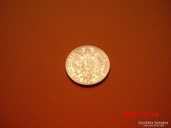1 florin 1892 ezüst 0.900 RR! Extra szép tartás! 12,34 gramm