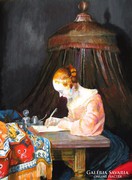 Gerard ter Borch: Levelet író nő